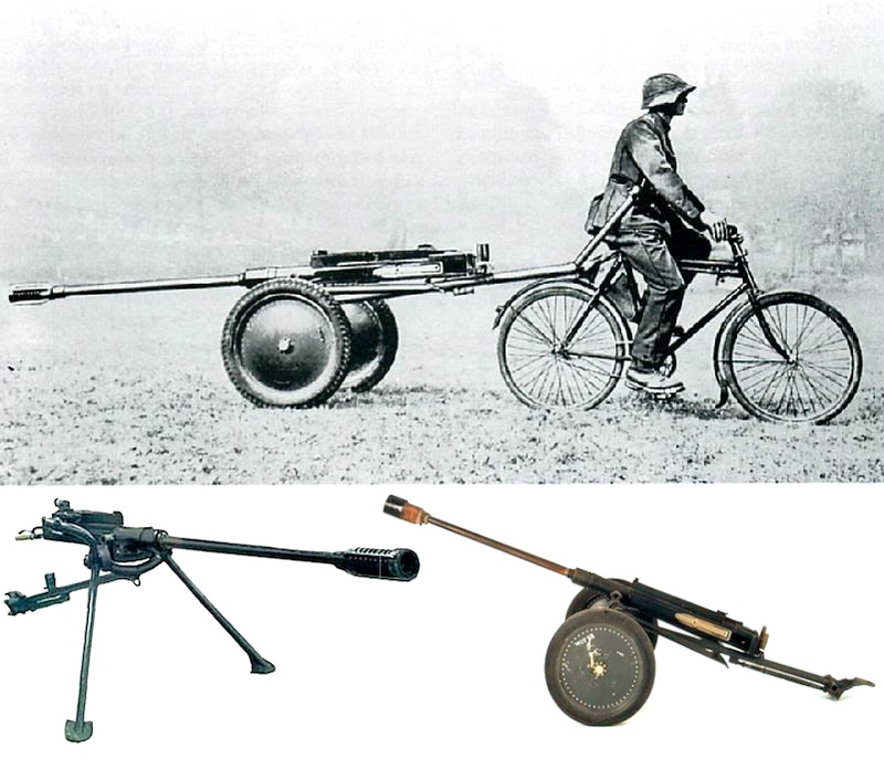 Illustration for article titled Great Moments In Bicycle-Powered Warfare